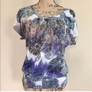 •BCX• medallion strappy back top {D5}